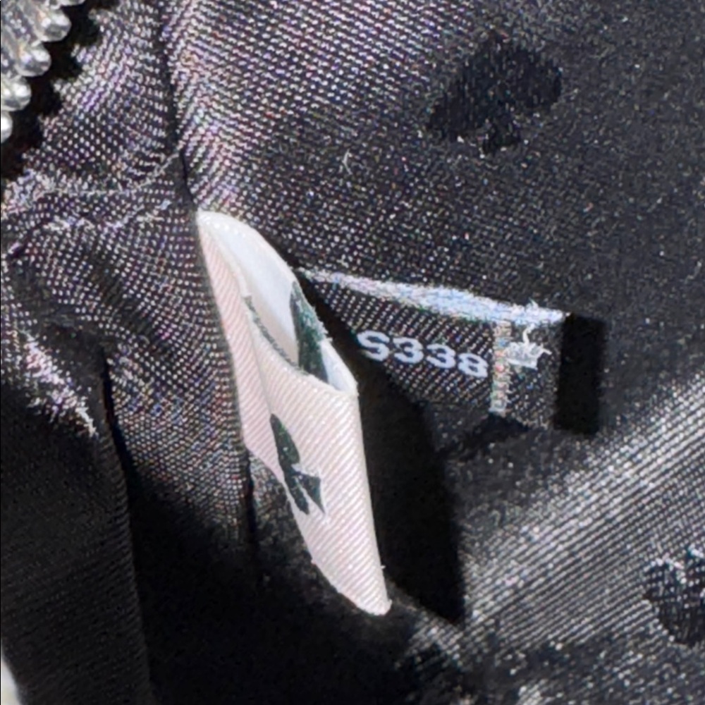 Kate Spade Bag Glitter On Mini Camera Black Pebbled Leather Crossbody - Picture 13 of 17